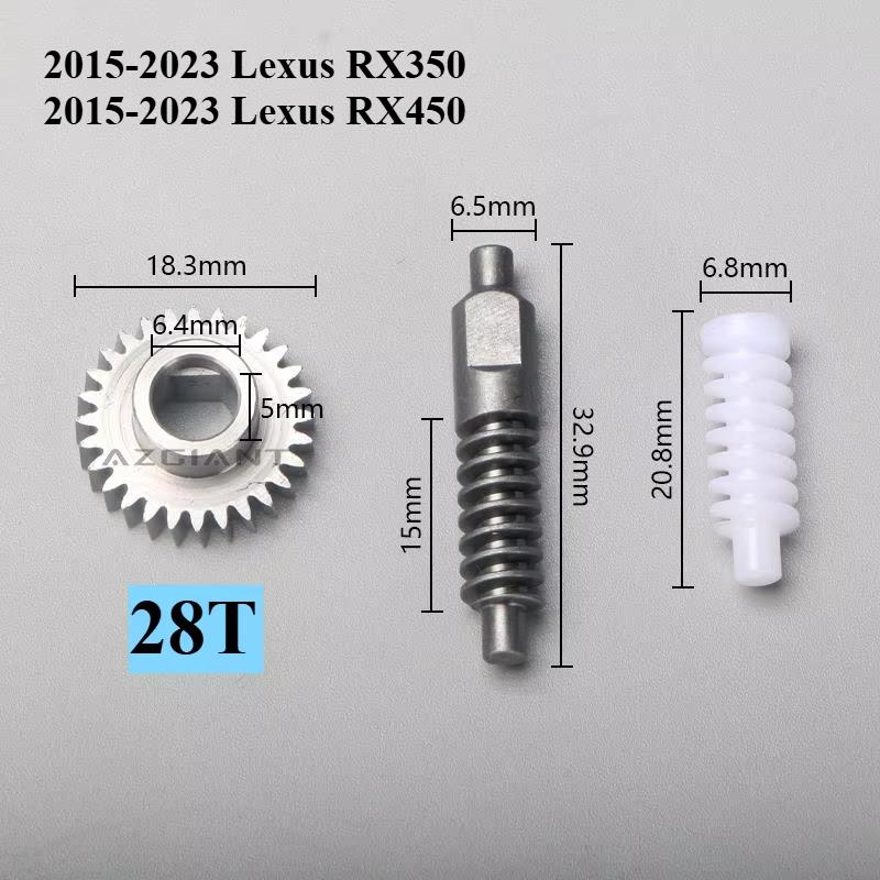 For Lexus RX350 RX450 2010-2025 Electric Rear View Reversing Mirror Folding Control Actuator&gear Set Car Accessories 28T/32T
