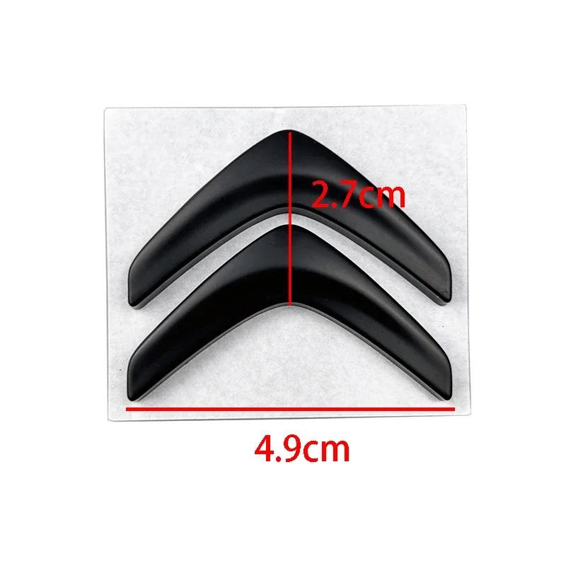 Car Refitted Logo for Citroen C2 C5 C1 Jumper Elysee C4L Xsara DS3 C3 Berlingo Picasso Steering Wheel Center Emblem Sticker aoq123