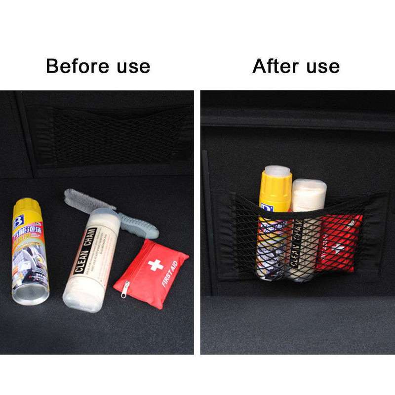 For Volkswagen VW Golf 4 5 6 7 MK4 MK5 MK6 MK7 GTI R Tiguan Jetta MK4 MK5 MK6 Car Boot Trunk Seat Back Elastic Storage Net