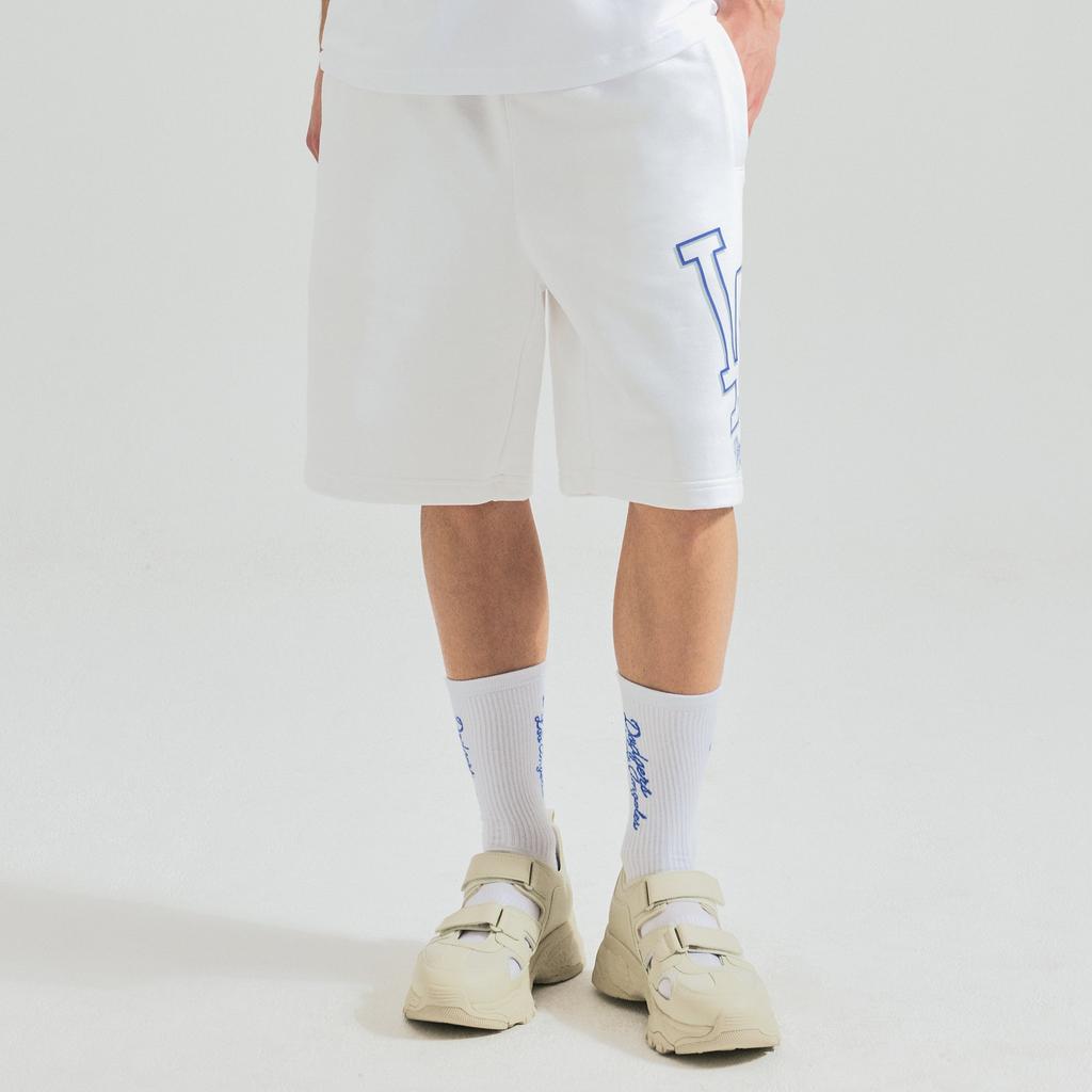 New MLB Casual Shorts Unisex White 3ASPB0243-07WHS