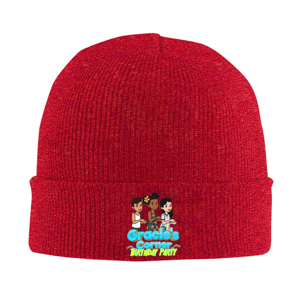 Gracies Family Corner Cute Phonic's Song Winter Skullies Beanies Hat Warm Autumn Knitted Hats Bonnet Caps for Women Men