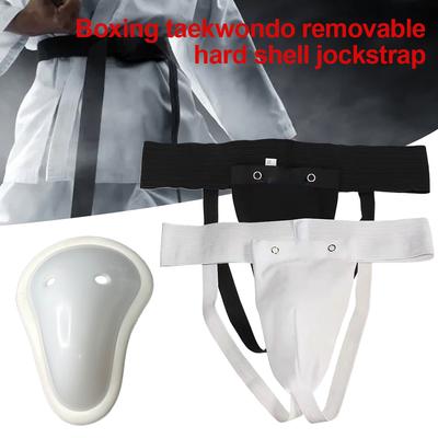 Karate Boks Çıkarılabilir Jockstrap Kalın Sert Kabuk Jockstrap Rahat Nefes Alabilir Koruyucu #468758
