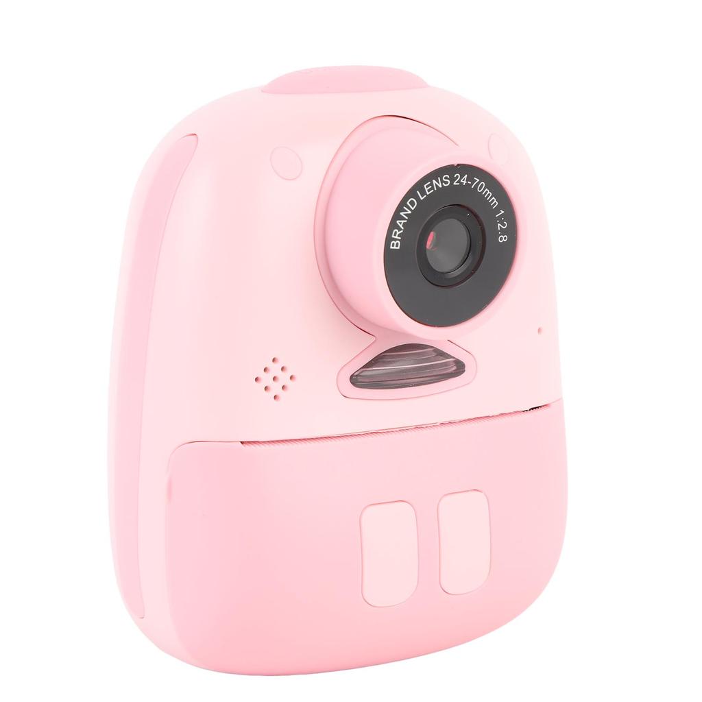 Print Digital Camera 26MP HD 2 Inch Screen Cute Portable Camera with LED Light 32G Memory Card for Birthday Xmas Gifts