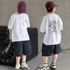 Trendy Boys' Summer Two-Piece Set: Short Sleeve T-Shirt & Casual Sports Shorts