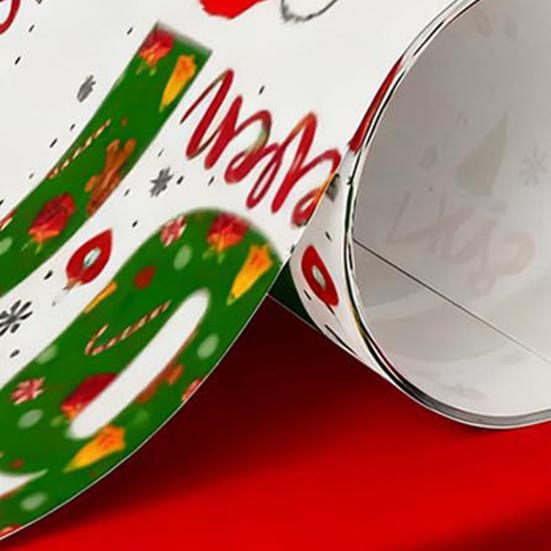 67 Wrapping Paper Christmas Gift Wrap Paper for Kids Holiday Wrapping Roll for Birthday