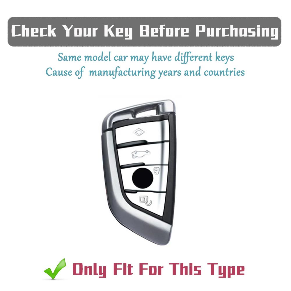 Premium Tpu Leather Key Fob Cover For Bmw 3 Series 5 Series X5 X3 X1 X6 X7 1 6 7 Series G20 G30 G01 F48 F15 F16 G02 G11 Keychain