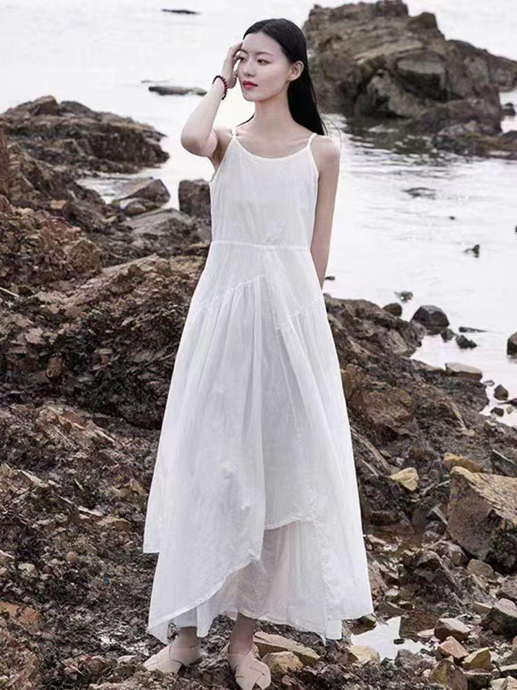 2026 Women's Spring/Summer French Aesthetic Slimming Long Dress