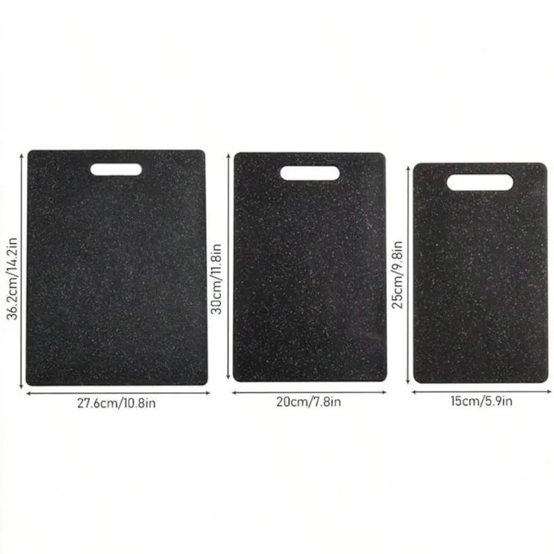 1PC Kitchen Cutting Board Marble Texture PP Antibacterial and Mildew Dishwasher Safe Vegetable Cutting Board