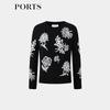 Ports Women's Embroidered Knitted Sweater
