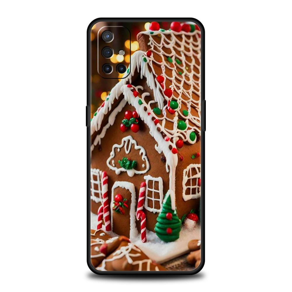 New Year Christmas Luxury Phone Case For Oneplus 10T 11 R10 Nord N100 N200 N10 10 7 8 9 7T 8T 9R 9RT CE 2 Z Pro 5G Silicon Cover
