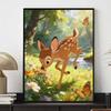 Disney 5D Diamond Painting Kit Bambi Forest Friends Home or Office Home Decor Art Diamond Painting Kit