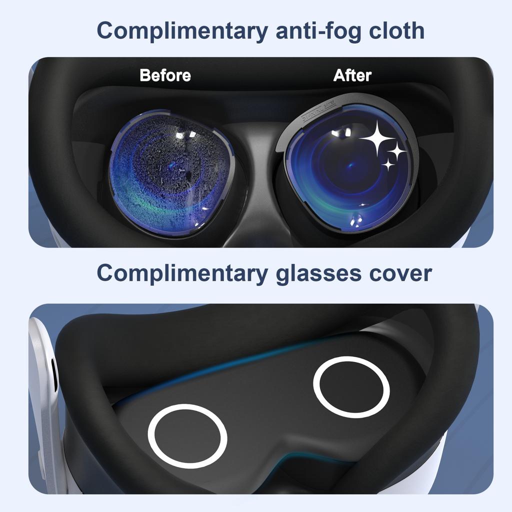 Lightweight Eye Protections Lens for MQ 3 VR Glasses Quick Changing Designs and Scratch Resistant Coating