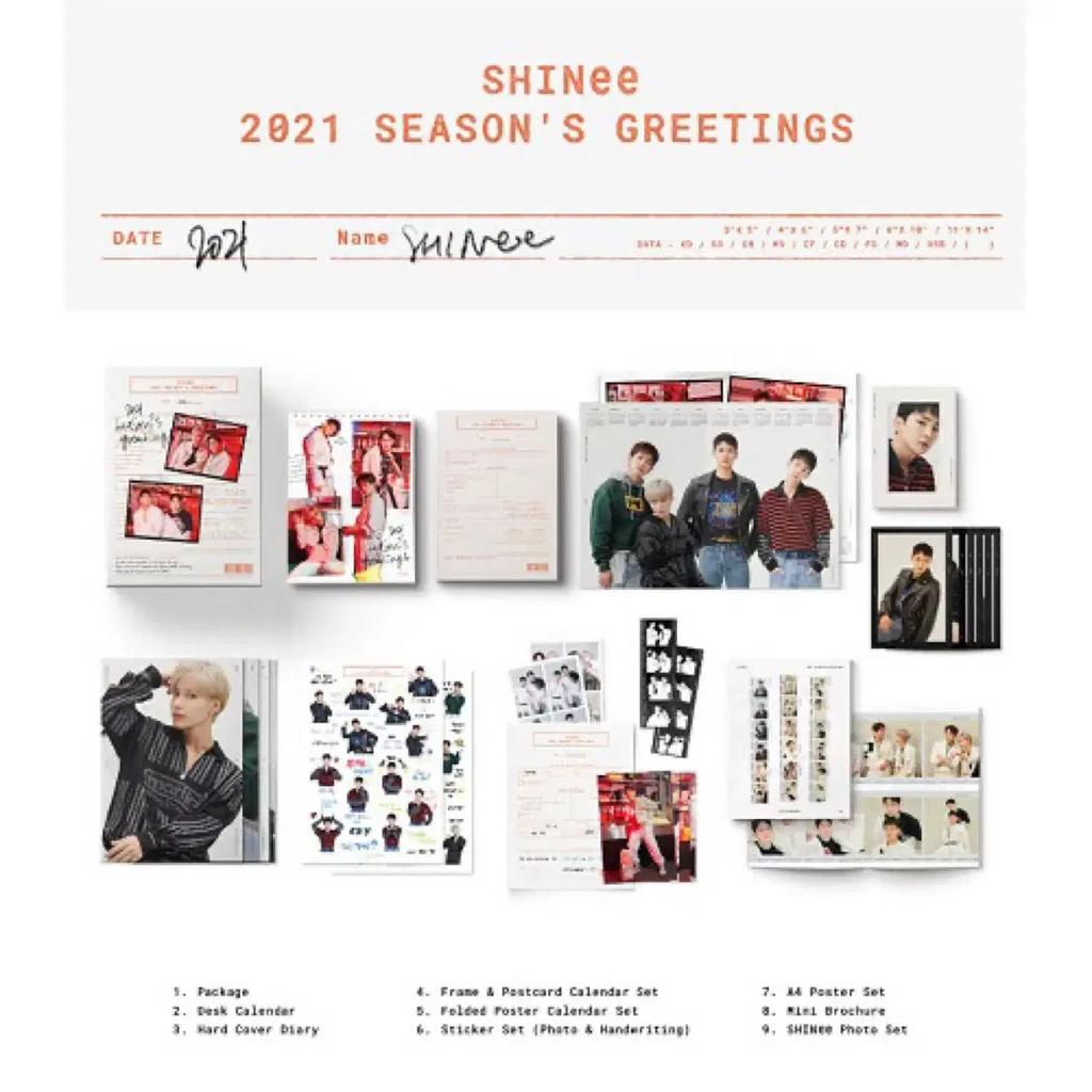 SHINee 2021 Season's Greetings Used