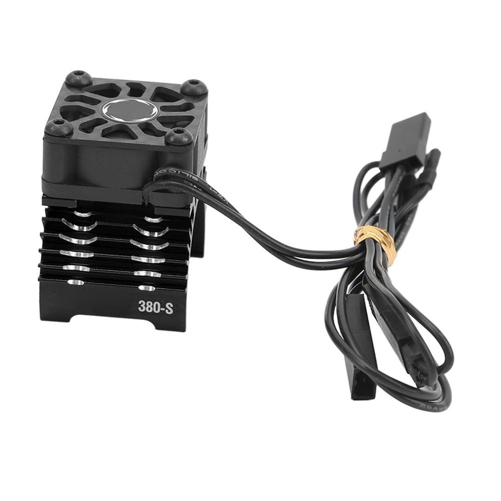 Aluminum Alloy RC Motor Cooling Fan Heatsink 8.4V Brushless Motor Fan Heatsink  Off-Road Racing