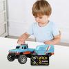 Mini Off-Road Climbing Car with Lights & Trailer All Terrain Off-Road Truck Toy 1:64 Scale 2.4Ghz Remote Control for Kids Gifts