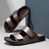 Fashion New Stylish Slippers Versatile Half Drag Mens Summer Casual Shoes Outdoor Comfortable Beach Shoes Soft Sole Slides Beach Sandals