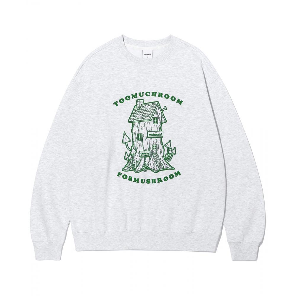 

MAHAGRID MUSHROOM SWEATSHIRT LIGHT GREYMG2CFMM443A