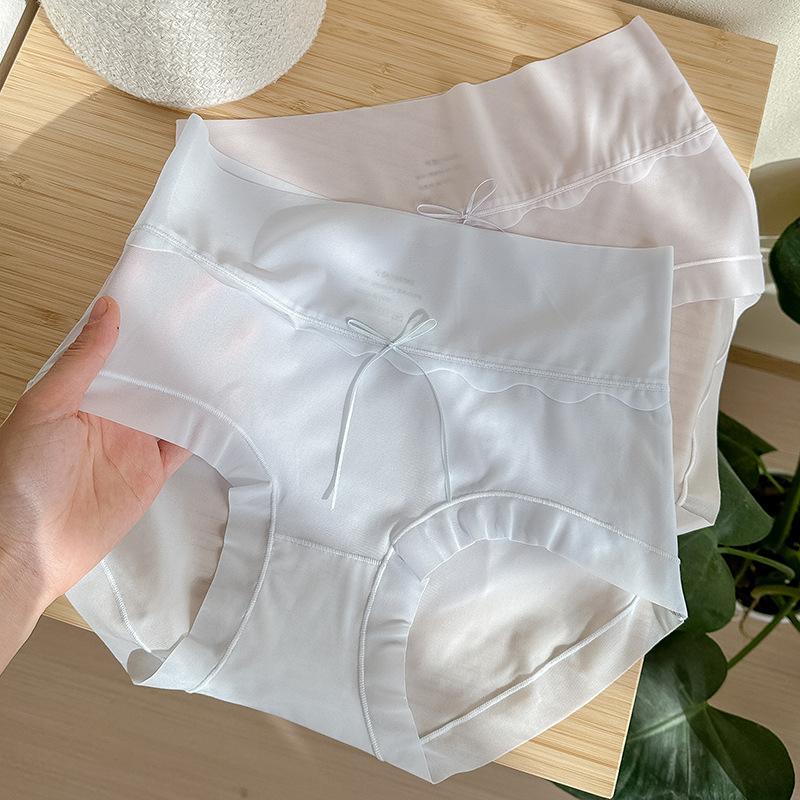 Damenunterwäsche, elastische, atmungsaktive, spurlose, antibakterielle Höschen, dünne Slips mit mittelhoher Taille