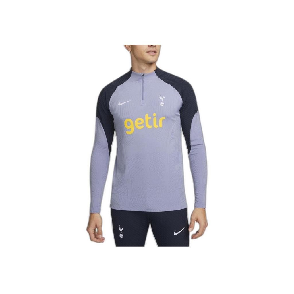 Nike Moisture-Wicking Long Sleeve Football Jersey Men Tops Purple DX2914-524