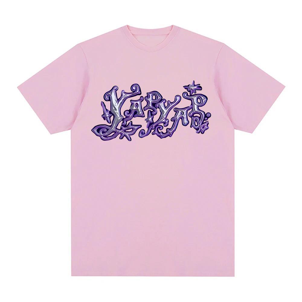 YAPYAP Logo TEE 2026 New Style GAME Print T-shirt Comic 100% Cotton Comfortable Round Neck Short Sleeve Tops