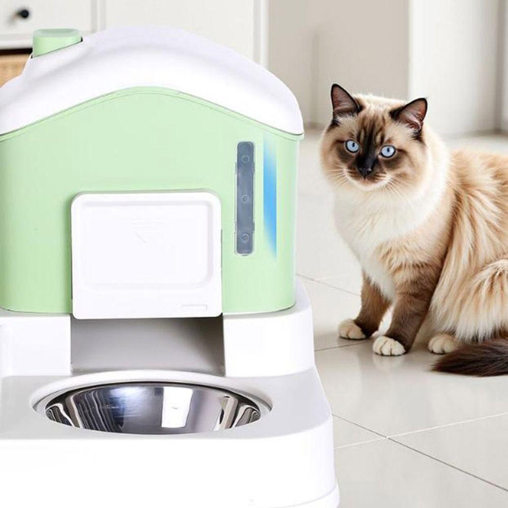 Detachable Automatic Cat Water Feeder 2-In-1 Cat Dog Food Bowl Pet Food Dispenser  Home Use