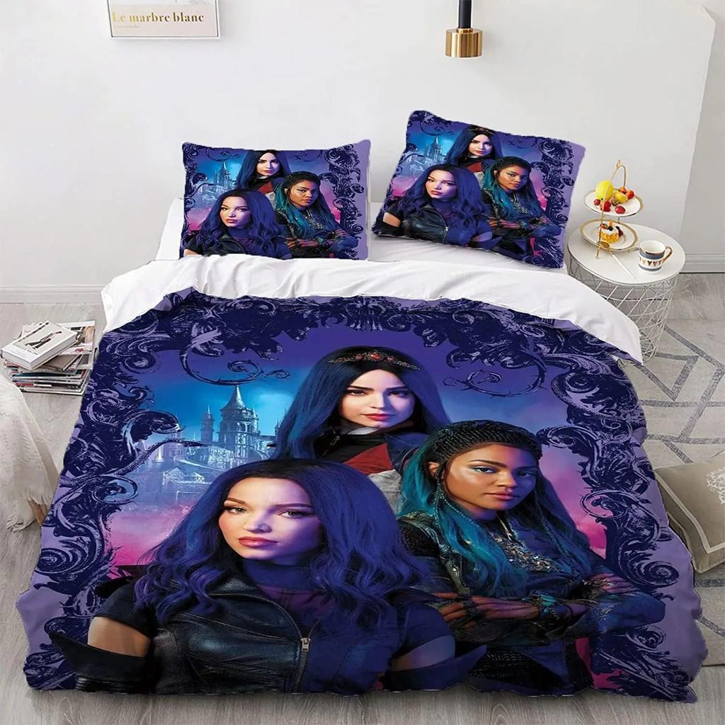 Small Flower Bedclothes Bedding-set-cover Duvet Cover Pillowcases US Queen 228x228cm Double White Bedding Set 100% Hot New