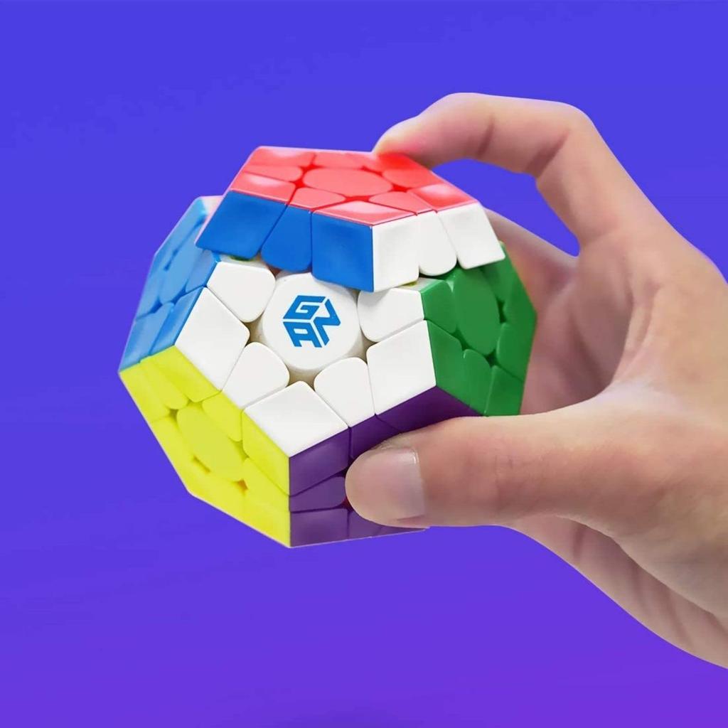 video of the completion GANCUBE GAN Megaminx M Stickerless Mega Megaminx Guncube Cube bag and cloth included [With procedure]