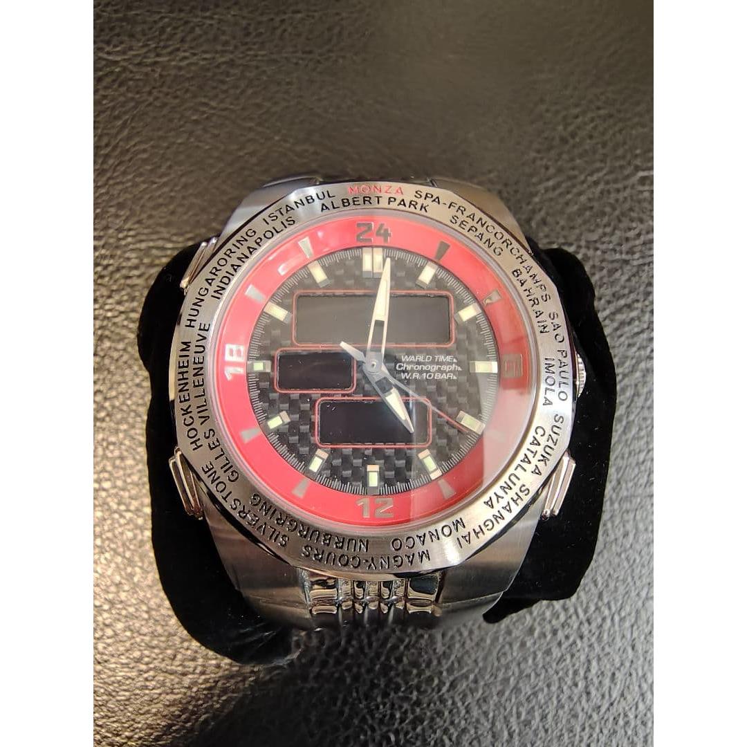 Used Marlboro World Time Chronograph Watch