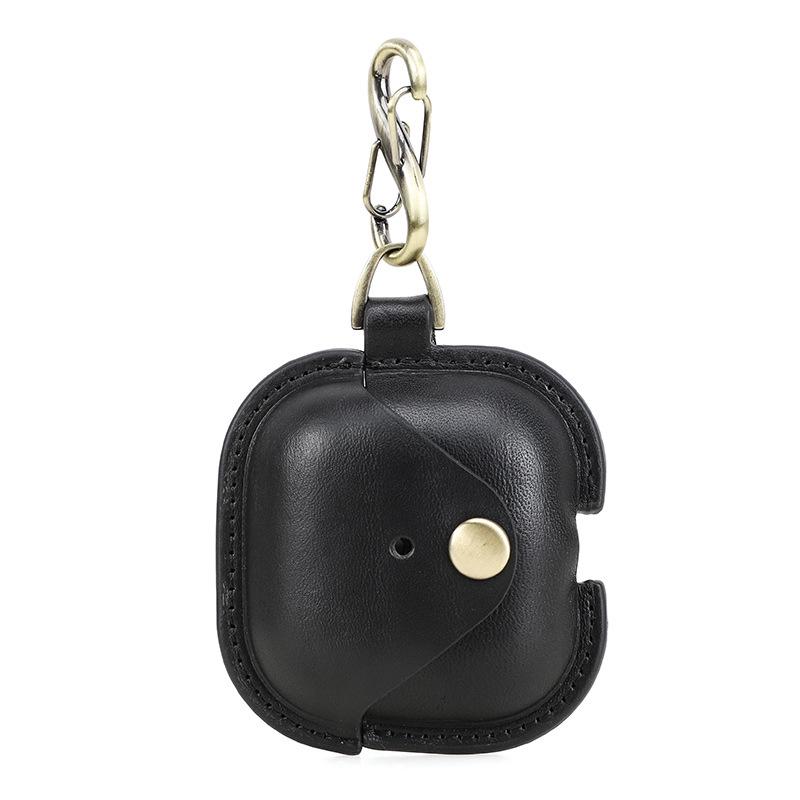 

AirPods 4 Cowhide Protective Case: Full Coverage, Drop-Proof, Snap Button Design for 4th Gen Bluetooth Earphones AirPods 4