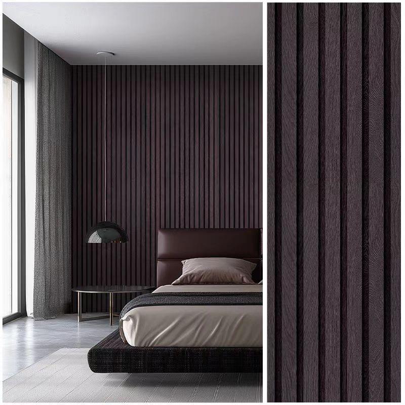 

1 Roll Self-Adhesive Wood Grain Wall Panel Waterproof Background Wall Grille Sticker Suitable for Ceiling Living Room Decoration 60cm x 300cm