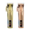 New Sturdy and Durable Hair Clipper Professional Rechargeable Hair Clipper Men's Cordless Electric LCD Digital Display Hair Clipper for Hair Salon