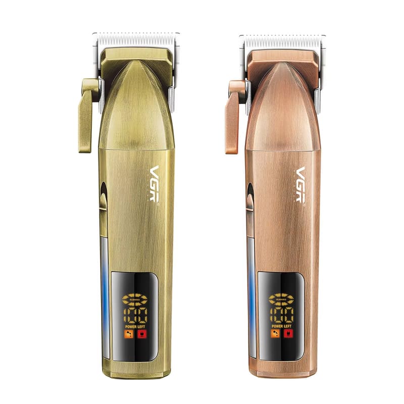 New Sturdy and Durable Hair Clipper Professional Rechargeable Hair Clipper Men's Cordless Electric LCD Digital Display Hair Clipper for Hair Salon