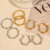 High-Grade Hydraulic Earrings, Niche Stainless Steel Electroplating Personalized Multi-Type Geometric Personalized Stud Earrings