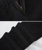 Women's Black Denim Slim Fit Jeans - Spring/Autumn 2026, Stretchy Straight Leg, Nine-Tenths Length