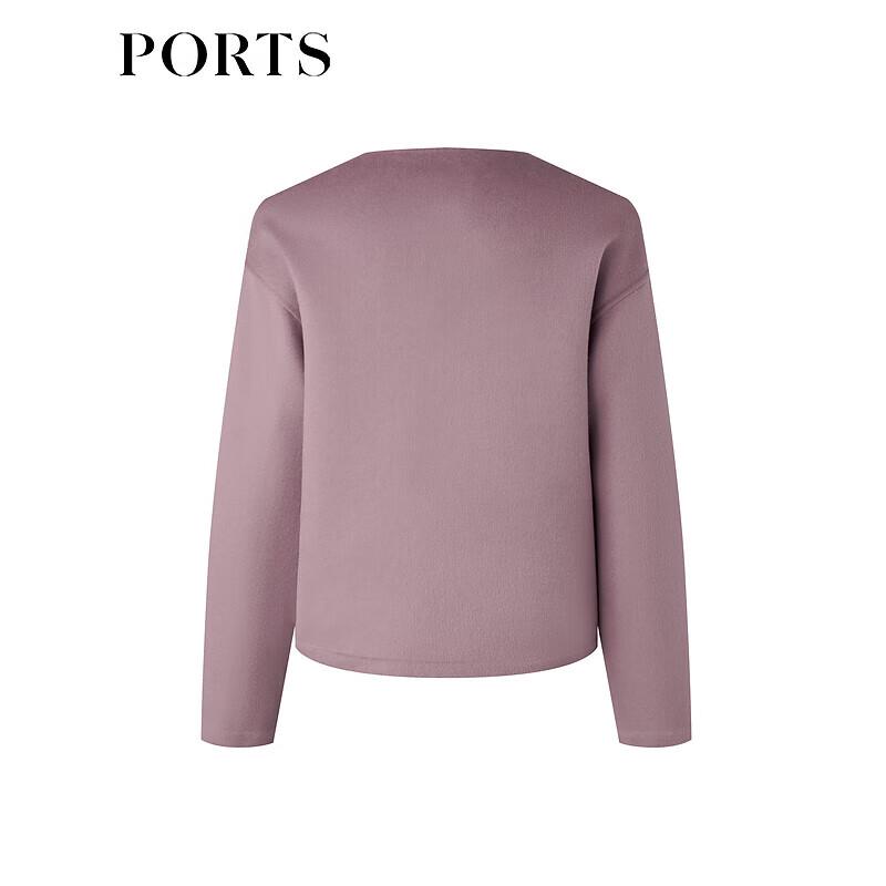 PORTS Women's Elegant Wool Cashmere Short Coat