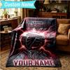 1PC Custom Name Blanket Atlanta-Falcons Rise Up Flannel blankets Patterns Throw Blanket All-Season Soft Gift for Couch, Bed, Camping, Birthday gifts