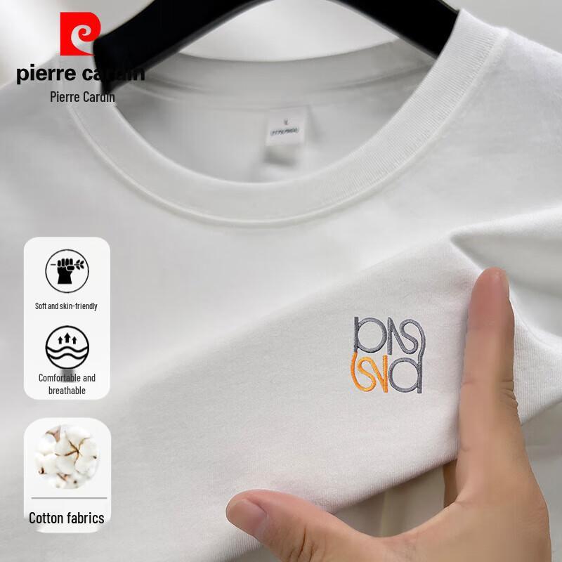 Pierre Cardin Men s Heavyweight 100% Cotton Long-Sleeve T-Shirt XL