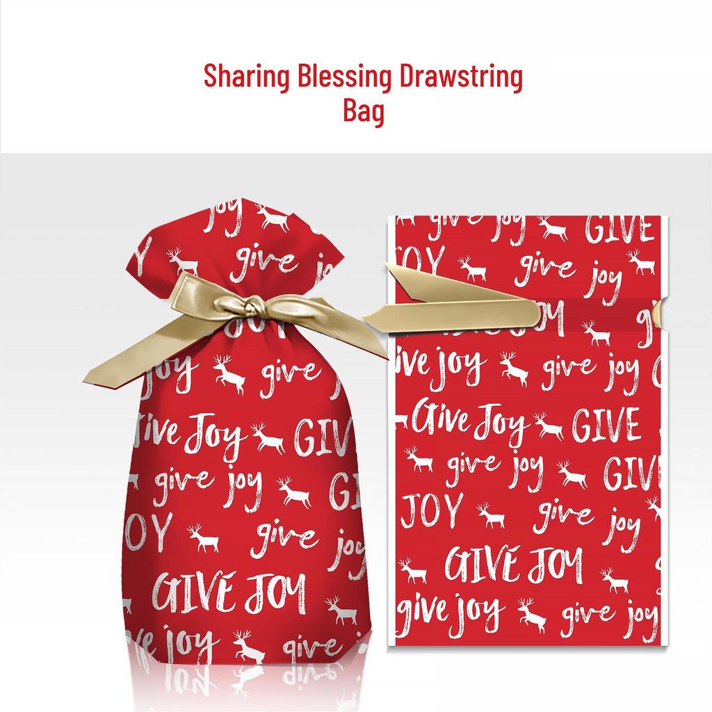 50pcs 2025 Christmas Candy and Cookie Gift Bags with Ribbon Drawstrings