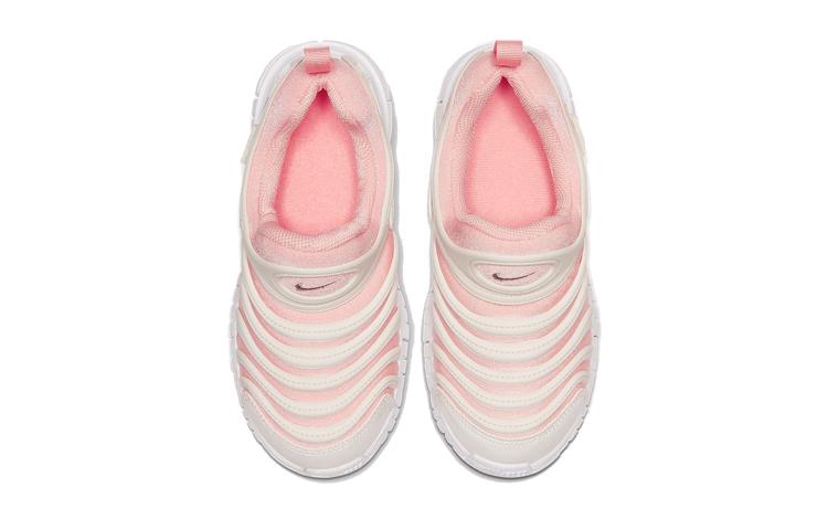 Nike Dynamo Free Comfortable Abrasion Resistant Low Top Kids Lifestyle Shoes Bleached Coral Red CQ5417-601