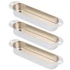 3Pcs Closed Pickup Cover Single No Hole Brass Instrument Guitar Musical Accessories
