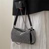 Luxury Bright Rhinestone Shoulder Bag Ins Style Crossbody Bag Fashionable Versatile Handbag Armpit Bags For Women Girls Gift