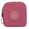 Portable Waterproof Coin Purse Solid Color Wear-resistant Keychain Wallet with Key Ring Handbags