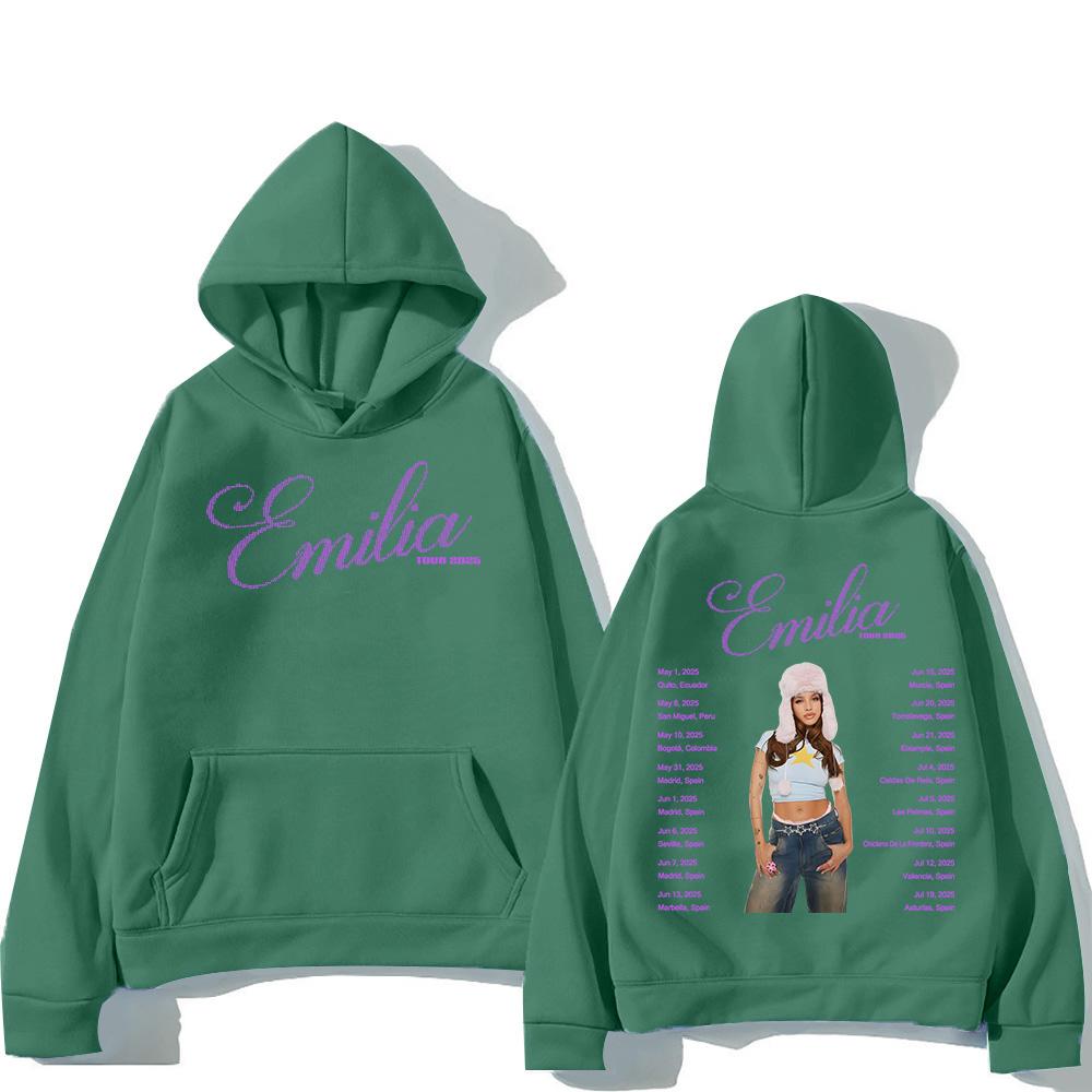 Mernes Fashion Hoodie Emilia Mernes Tour Sweatshirts Casual Harajuku Aesthetic Pullovers Women Men Y2K Hoody