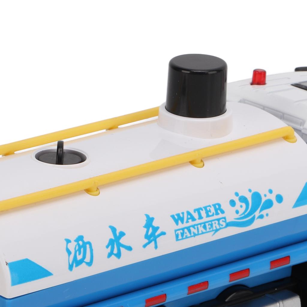 1/50 Water Tanker Model Alloy Pull Back Water Spray Sprinkler Truck Toy for Boys Girls Gifts