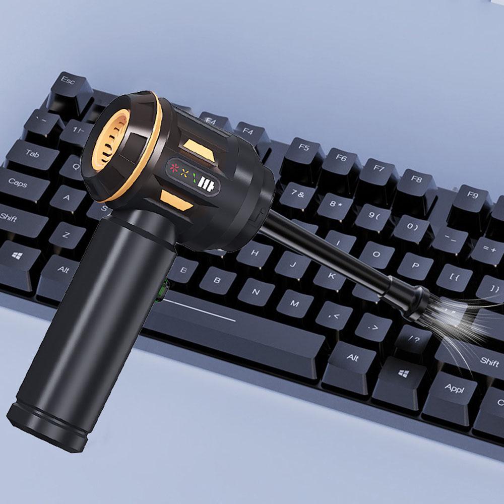 Car Vacuum Cleaner LED Indicator Strong Blowing/Suction Air Duster Quick Inflation 4 In 1 Wireless Handheld Vaccum Cleaners