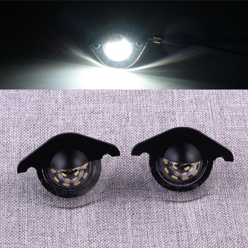 1Pair LED License Plate Light Lamp Fit For Ford Mustang 1994-2004