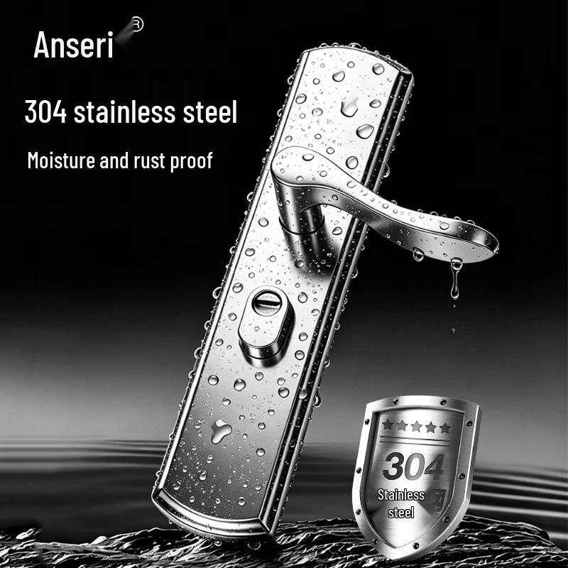Ansaire 304 Stainless Steel Anti-Theft Door Handle Panel