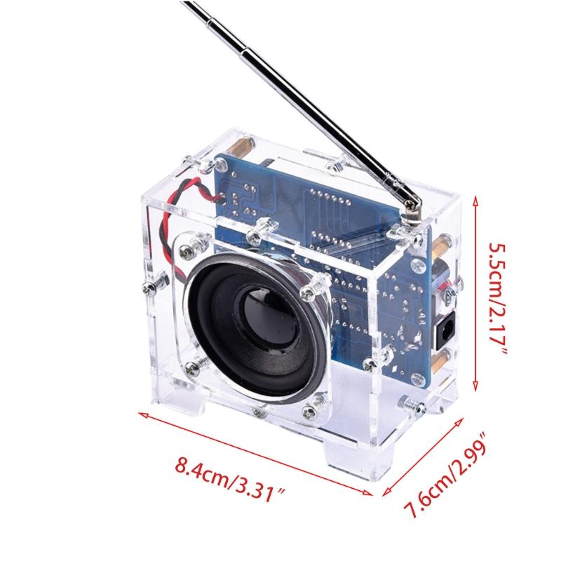 DC 5V Direct Current Working Voltage Radio DIY Kits Power-off Memory Function Power Saving Function Electronic DIY P
