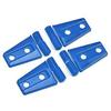Blue Exterior Door Hinge Cover Trim Bezels Kit For Jeep Wrangler JK JKU 2007-17