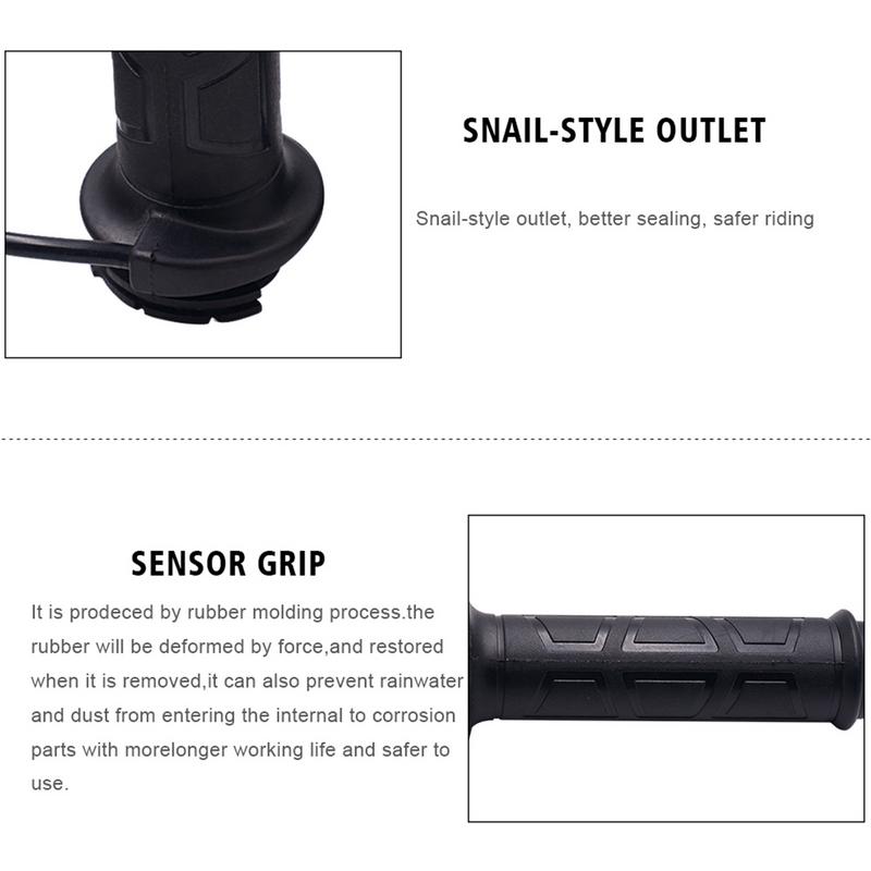 Adjustable Motorbike Heating Handle 12V Handlebar Grip Warmer Winter Electric Heated Motorcycle Handle Cover Motorcycle Supplies